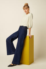Paige Pants Onyx Denim - Deep Blue