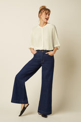 Paige Pants Onyx Denim - Deep Blue