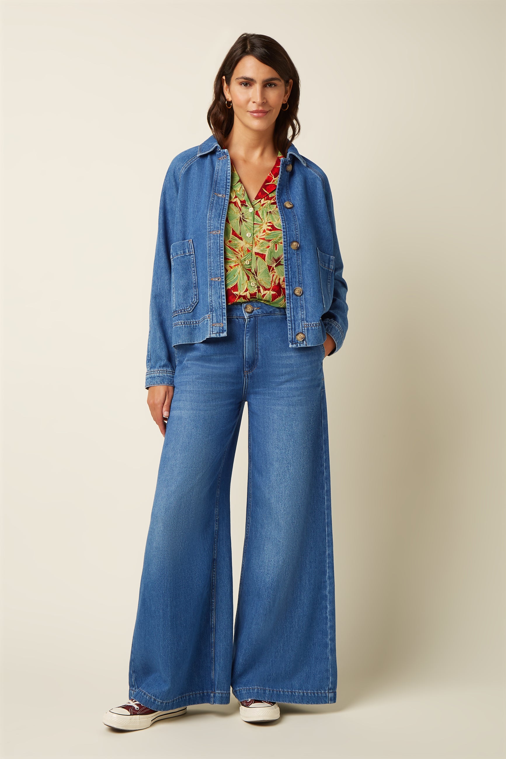 Penny Jacket Stone Denim