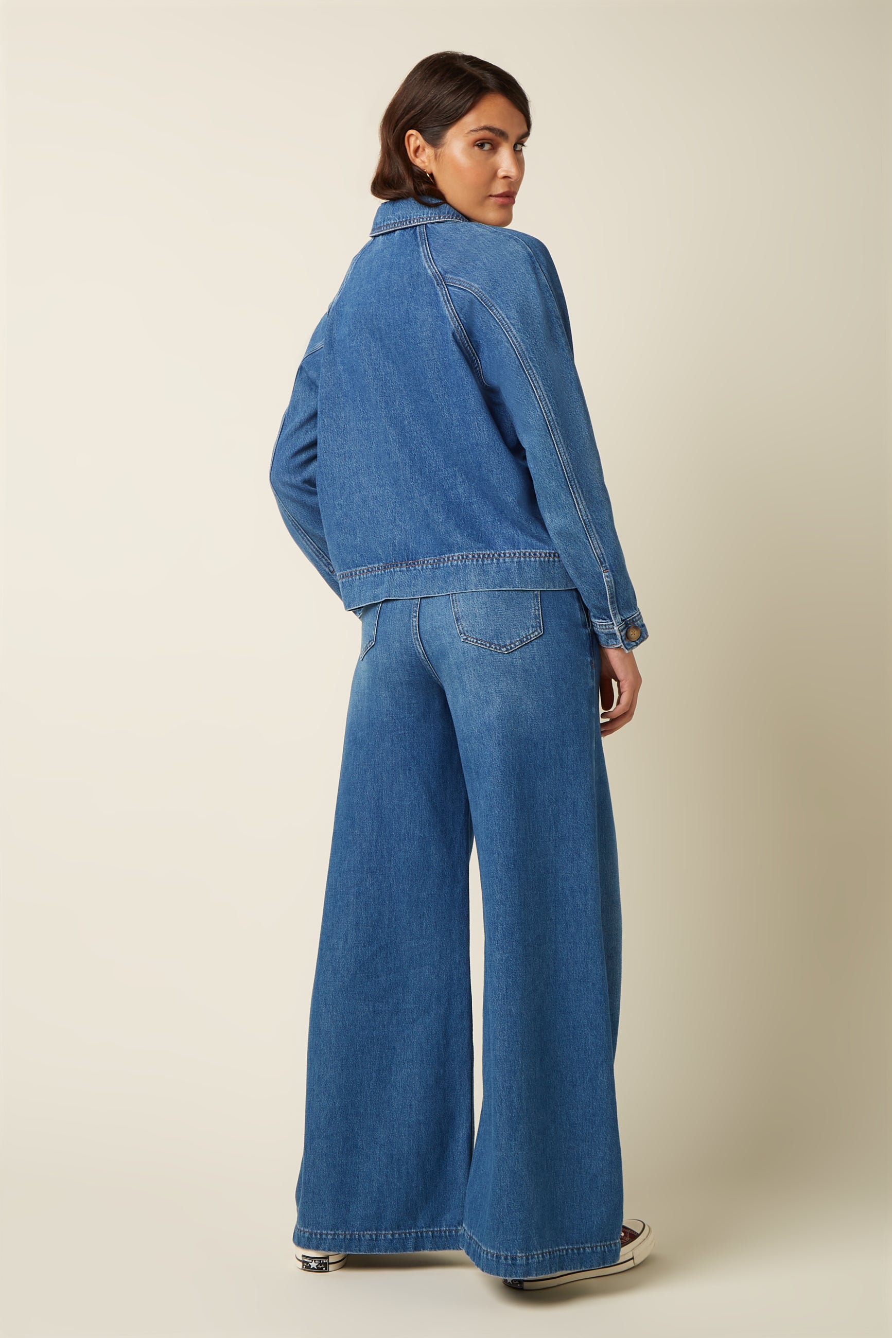 Penny Jacket Stone Denim