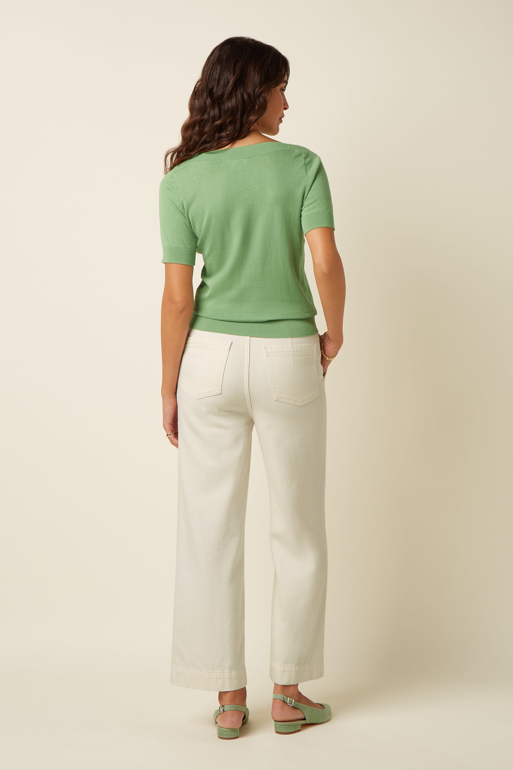 Bob Sailor Pants Spring Denim - Ice Cream