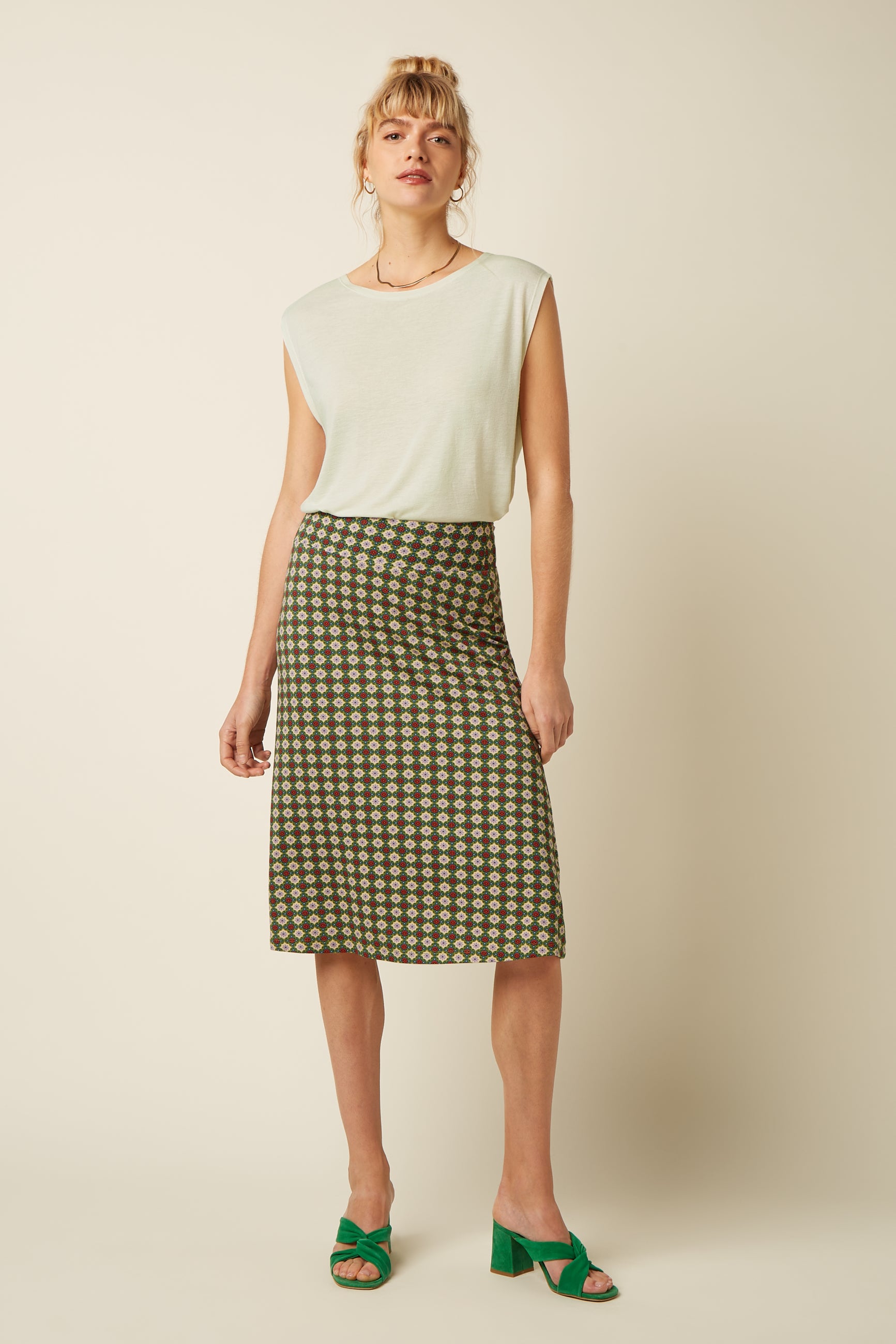 Border Juno Skirt Jade - Ponderosa Green