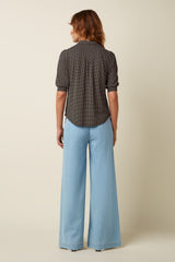 Carina Blouse Piper - Black