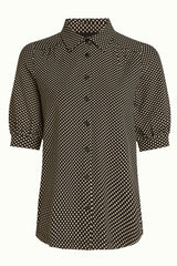 Carina Blouse Piper - Black