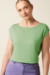 Selly Top Marsy Linen - Sprucestone Mint