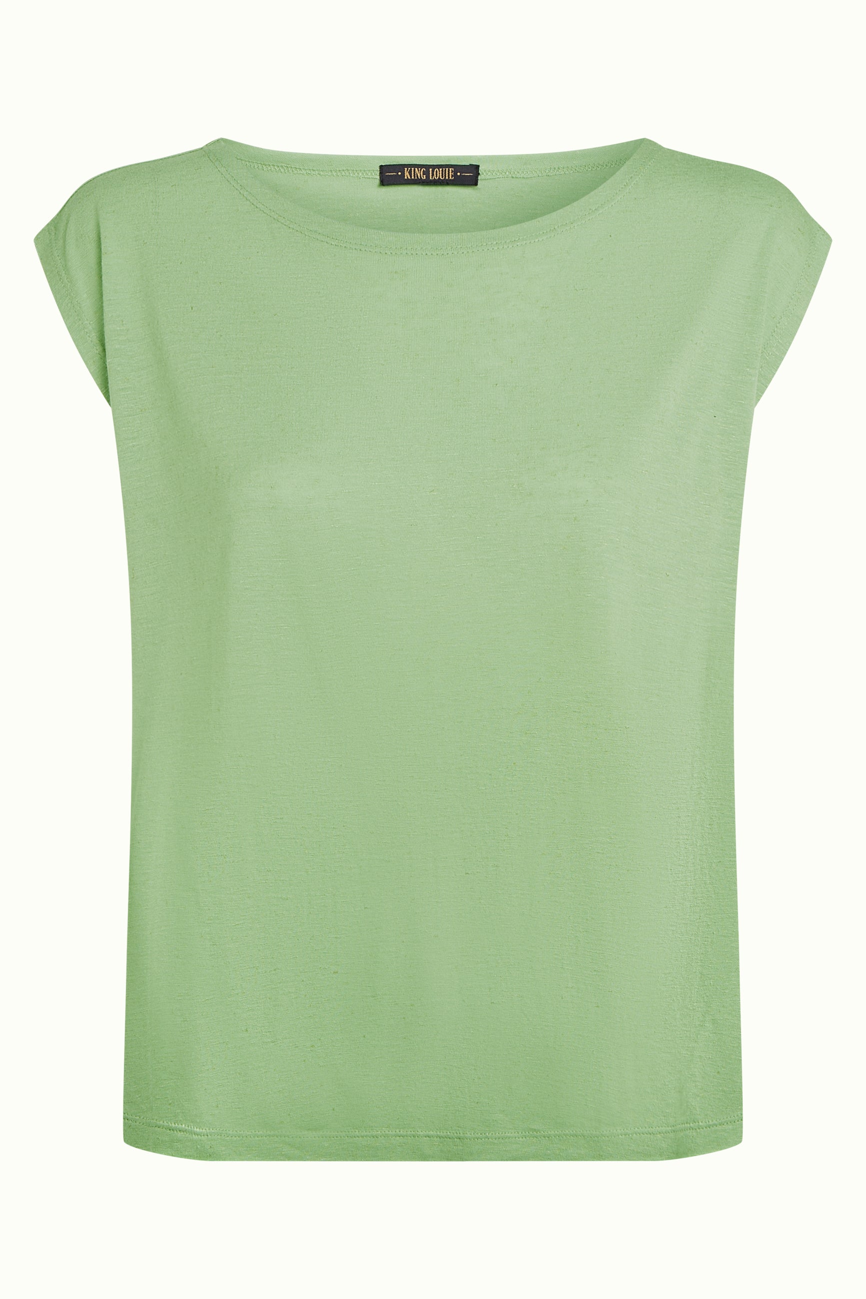 Selly Top Marsy Linen - Sprucestone Mint