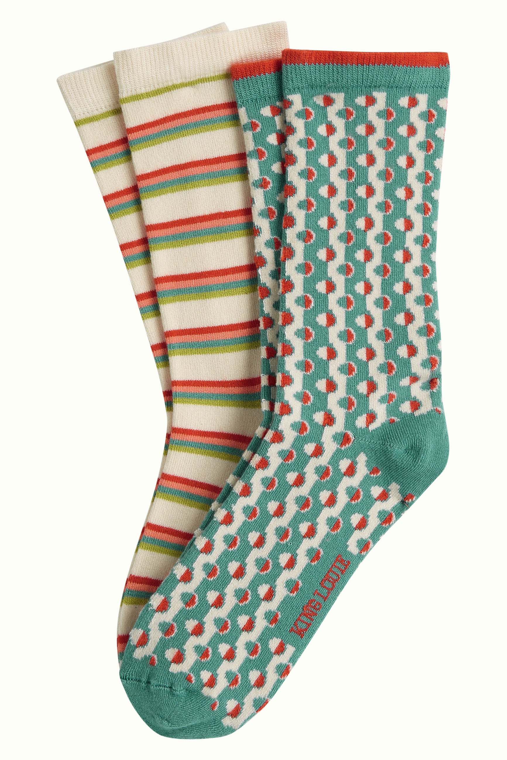 Socks 2-Pack Cosette - Matcha Green