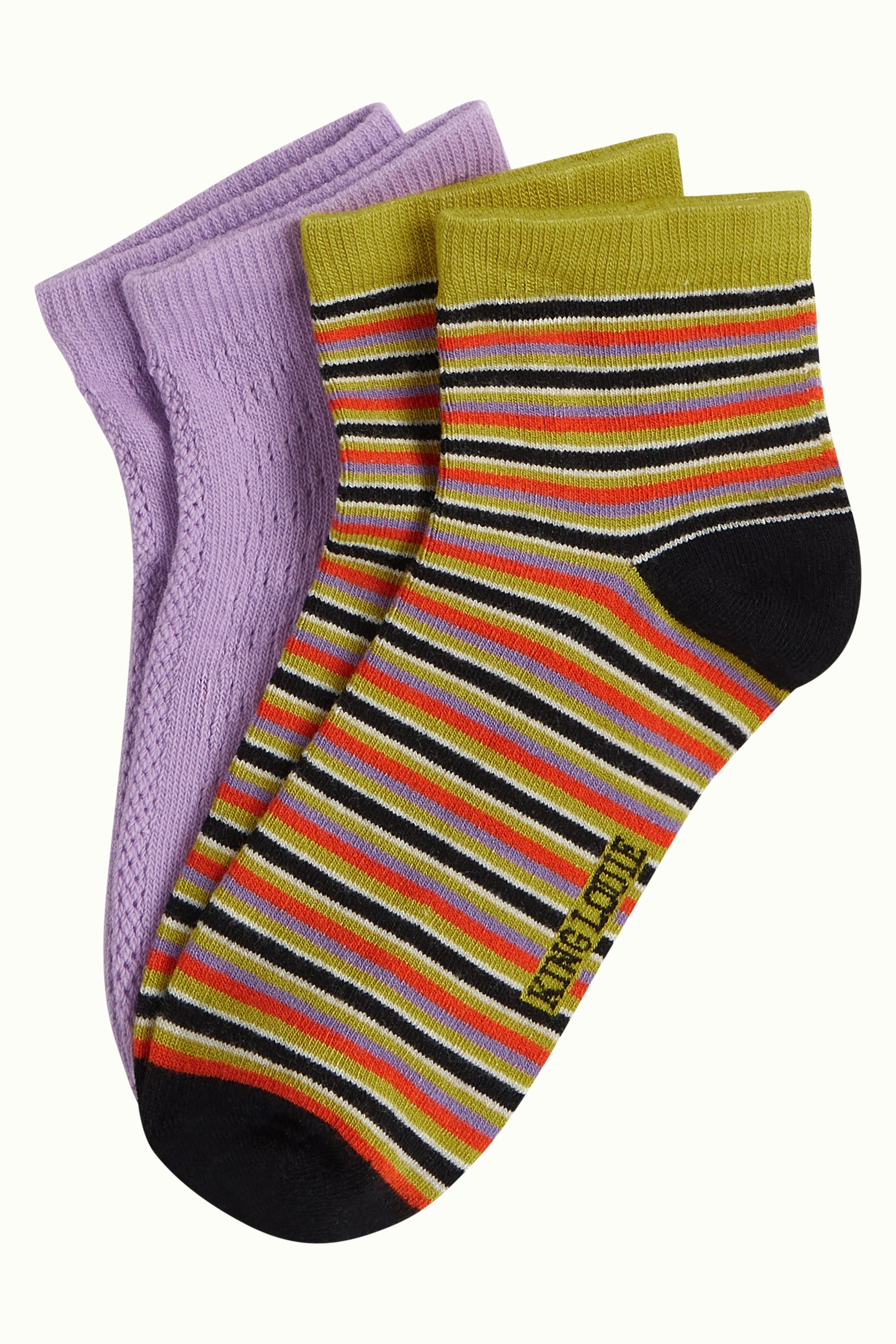 Socks Short 2-Pack Mistral Stripe - Multi Color