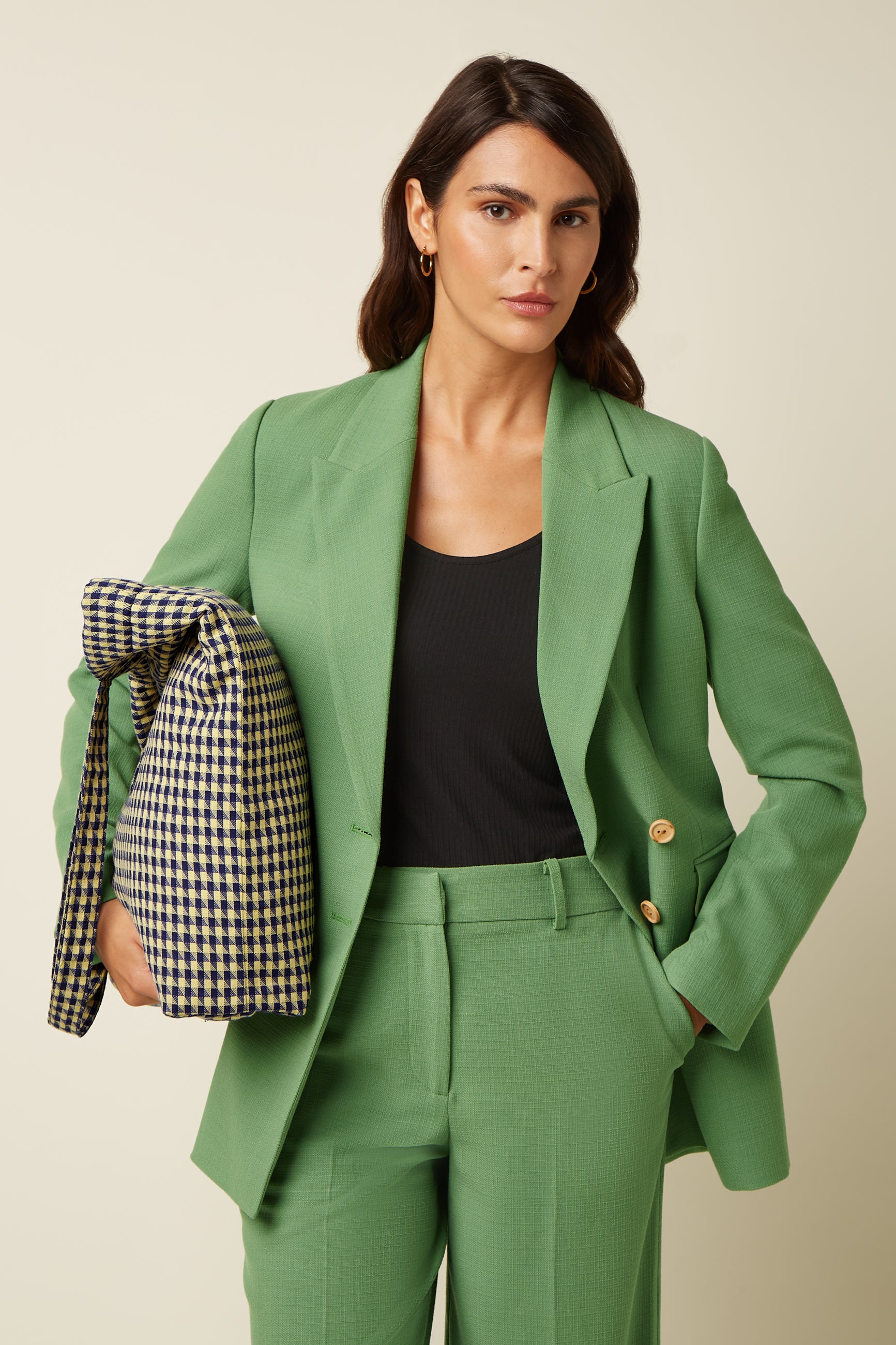 Shopper Pretty Check - Mazarine