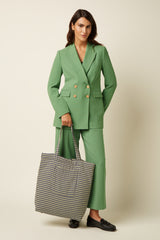 Shopper Pretty Check - Mazarine