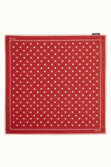 Scarf Polka - Chili Red