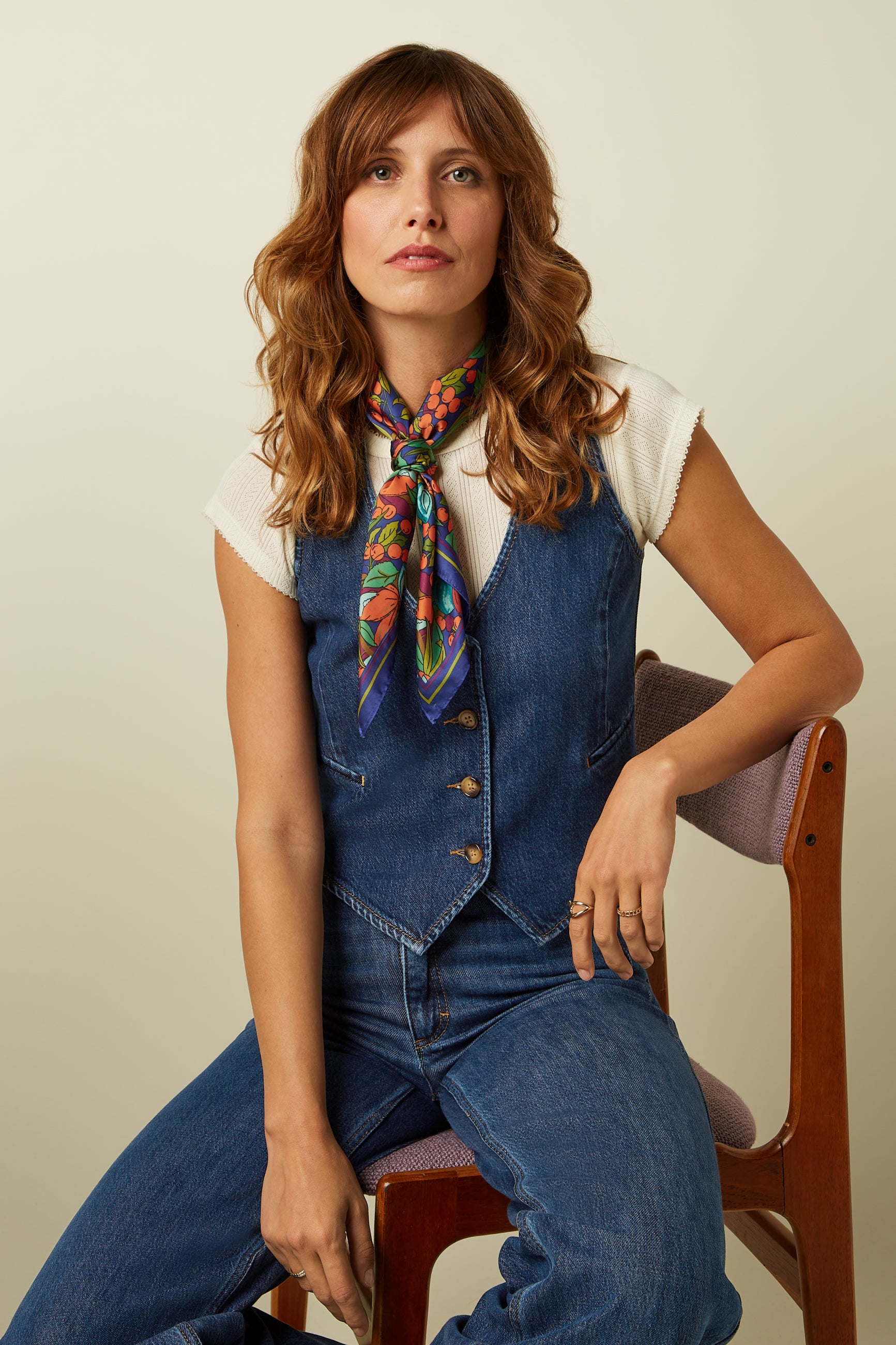 Scarf Puerto - Strong Blue