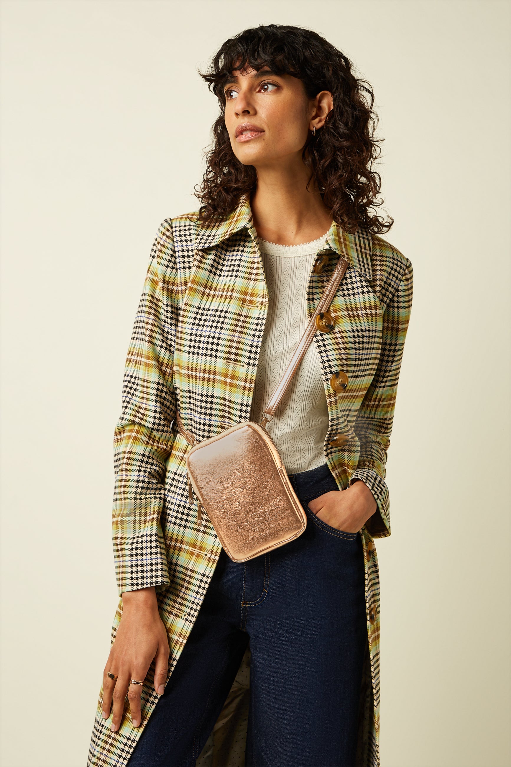 Sadie Bag Shine - Champagne