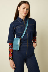 Sadie Bag Shine - Pastel Blue