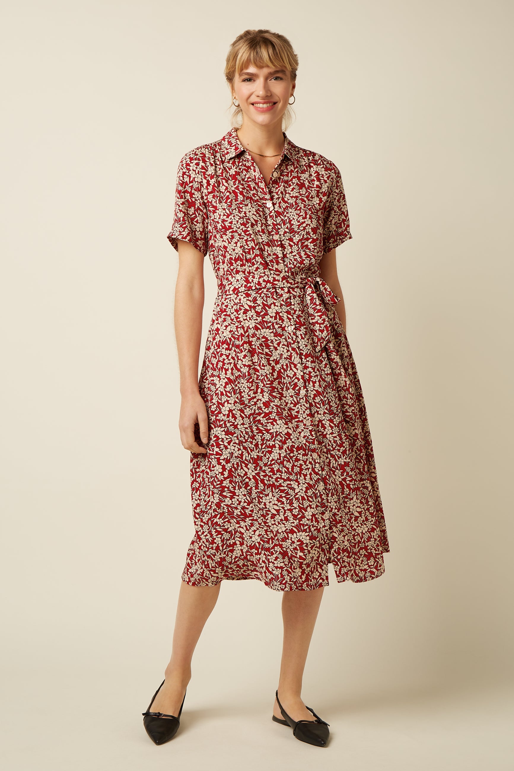 Olive Dress Paradis - Chili Red