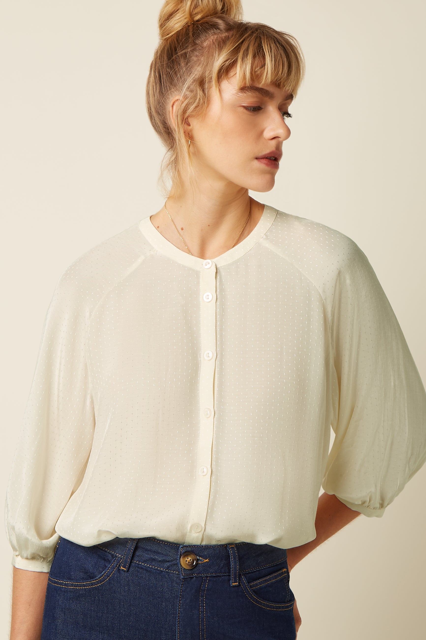 Cybil Blouse Sista - Ivory