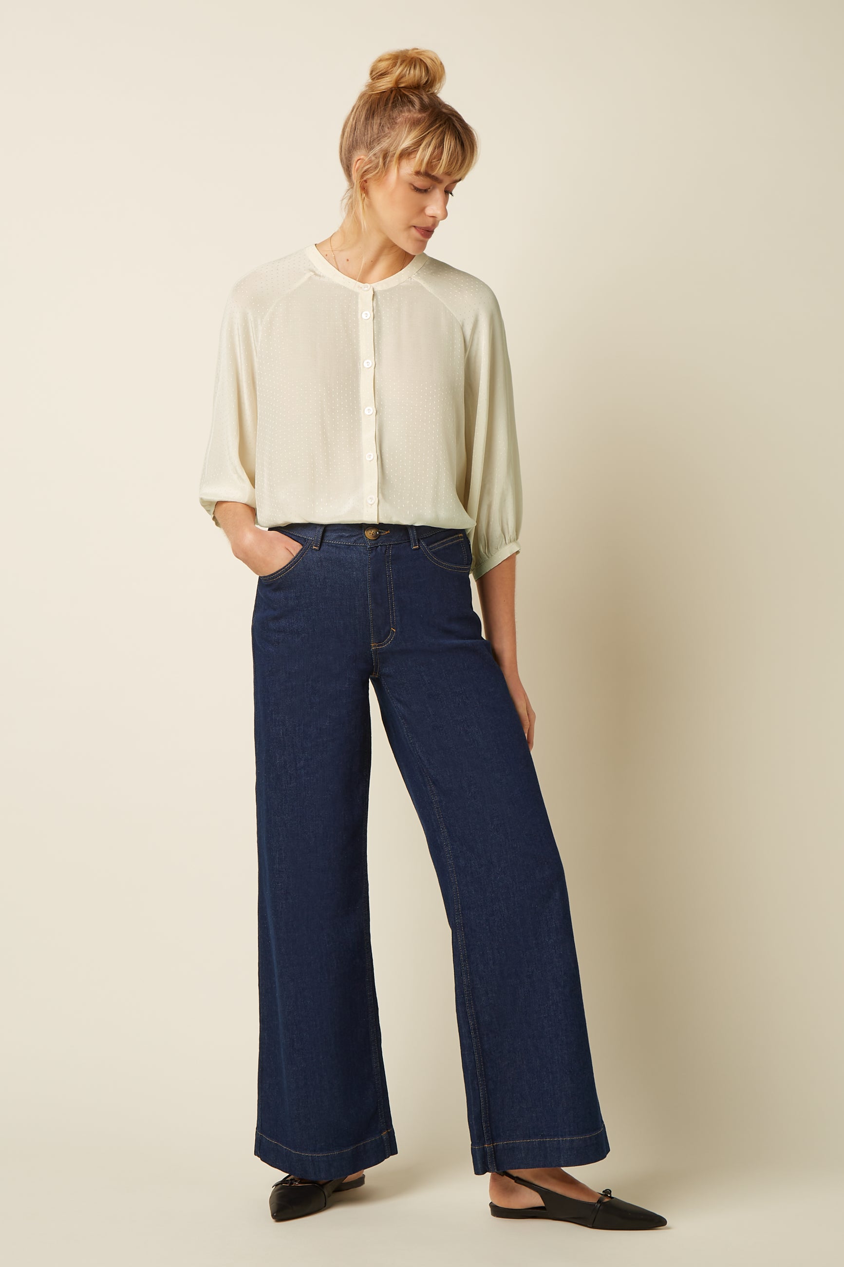 Cybil Blouse Sista - Ivory
