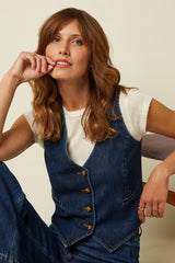 Gilet Playa Denim - Blue Tint