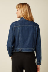 Janey Cropped Playa Denim - Blue Tint