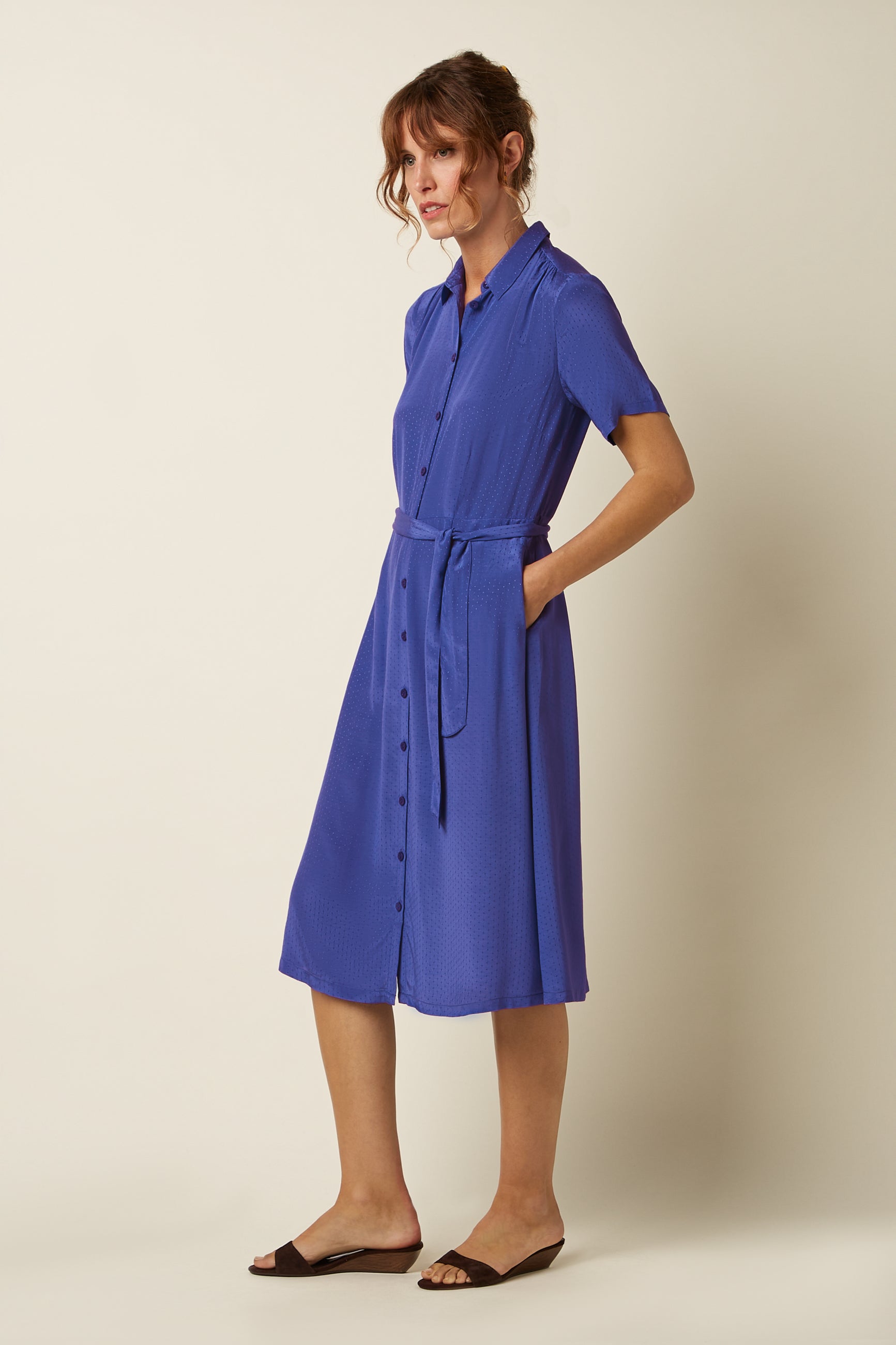 Olive Midi Dress Sista - Amparo Blue