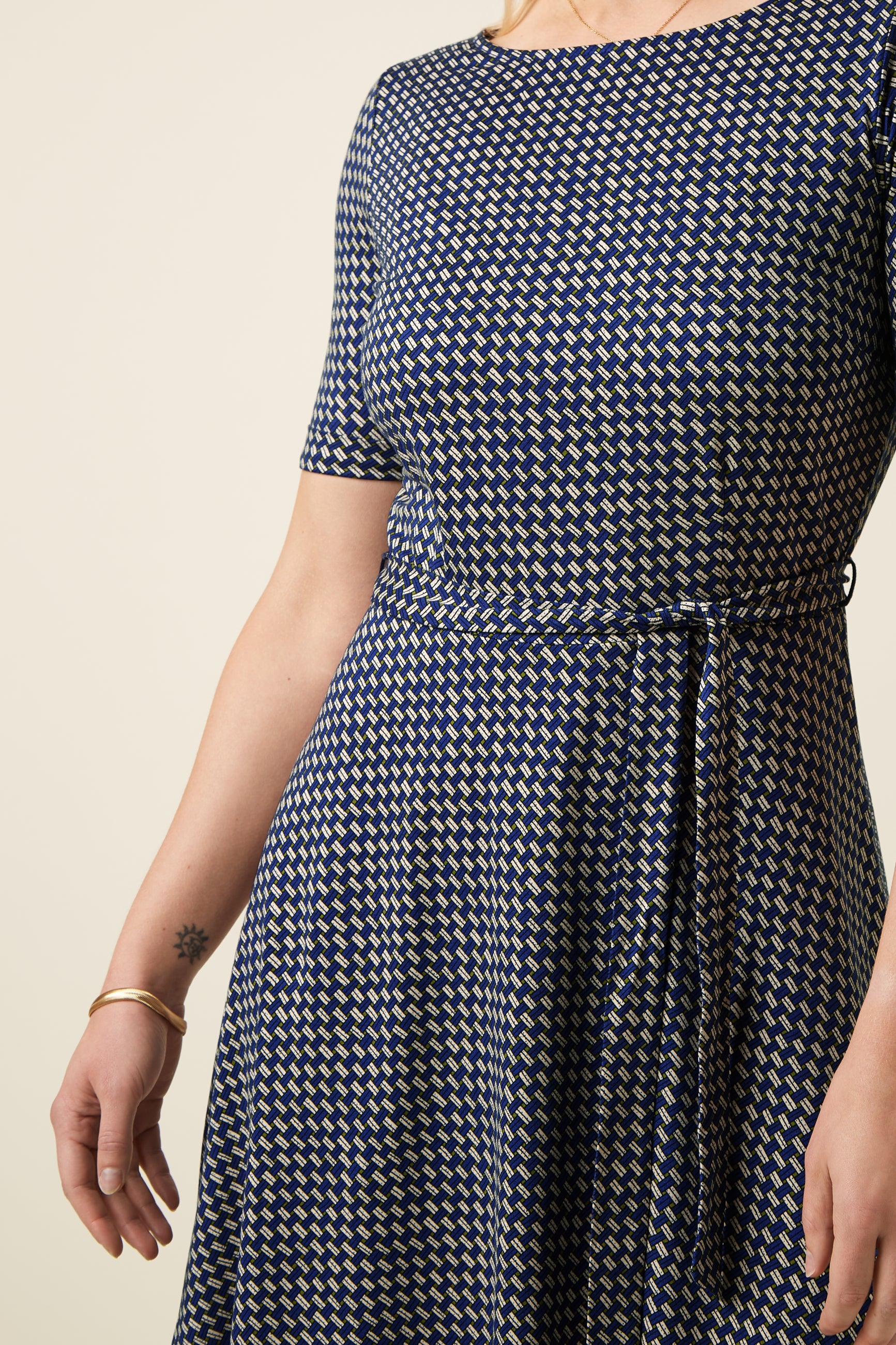 Betty Dress Blizzy - Mazarine