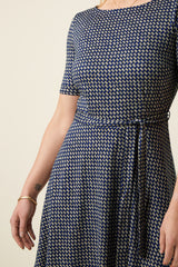 Betty Dress Blizzy - Mazarine