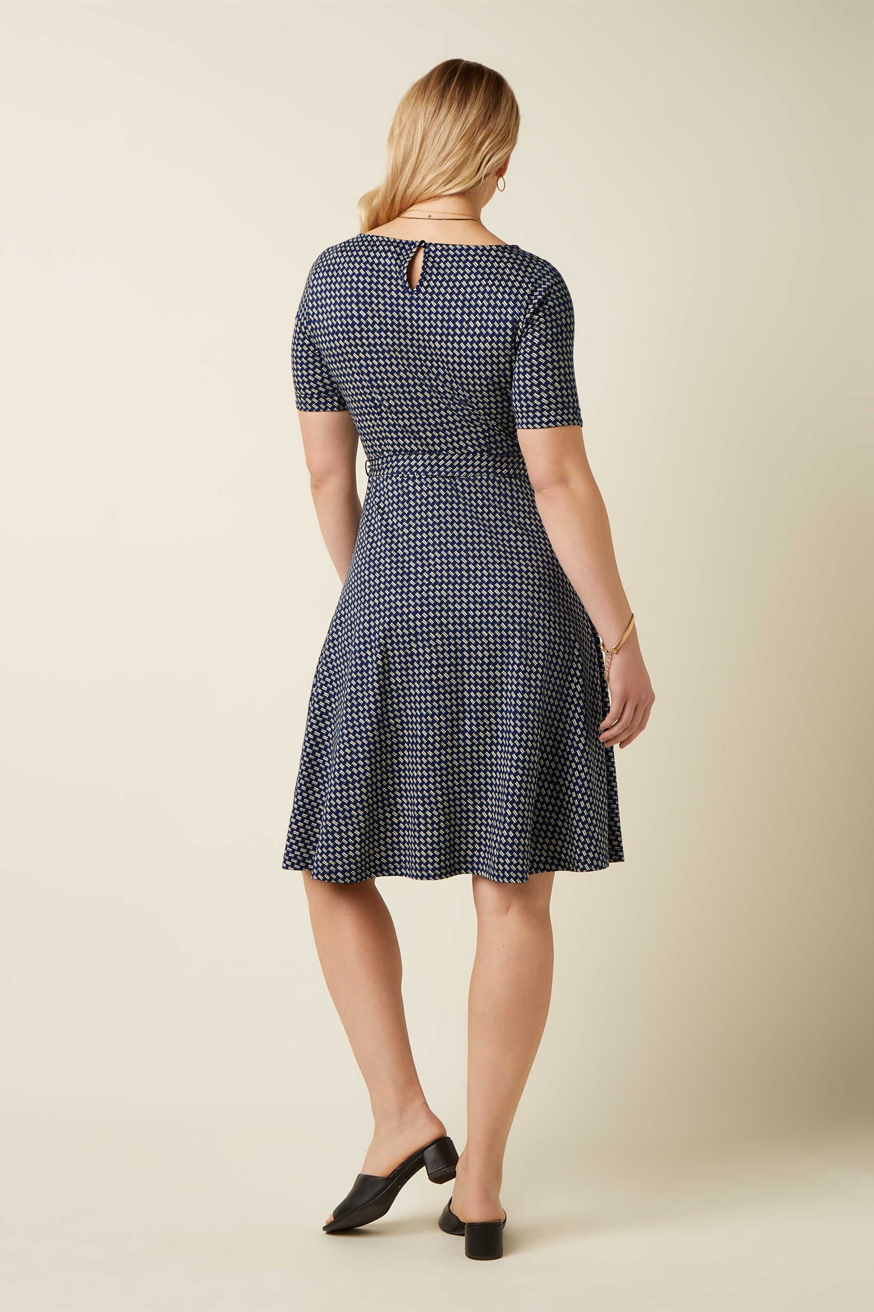 Betty Dress Blizzy - Mazarine