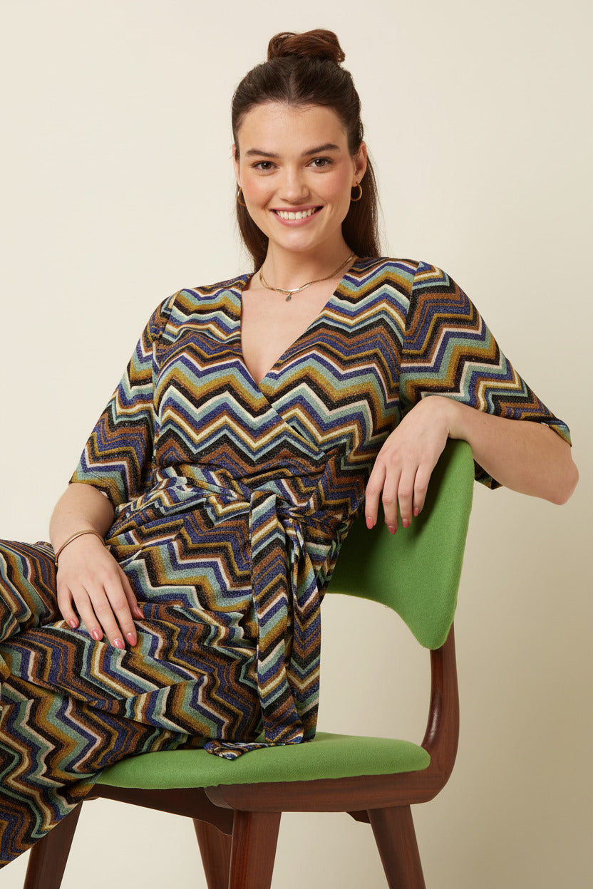 Zita Jumpsuit Shio - Strong Blue