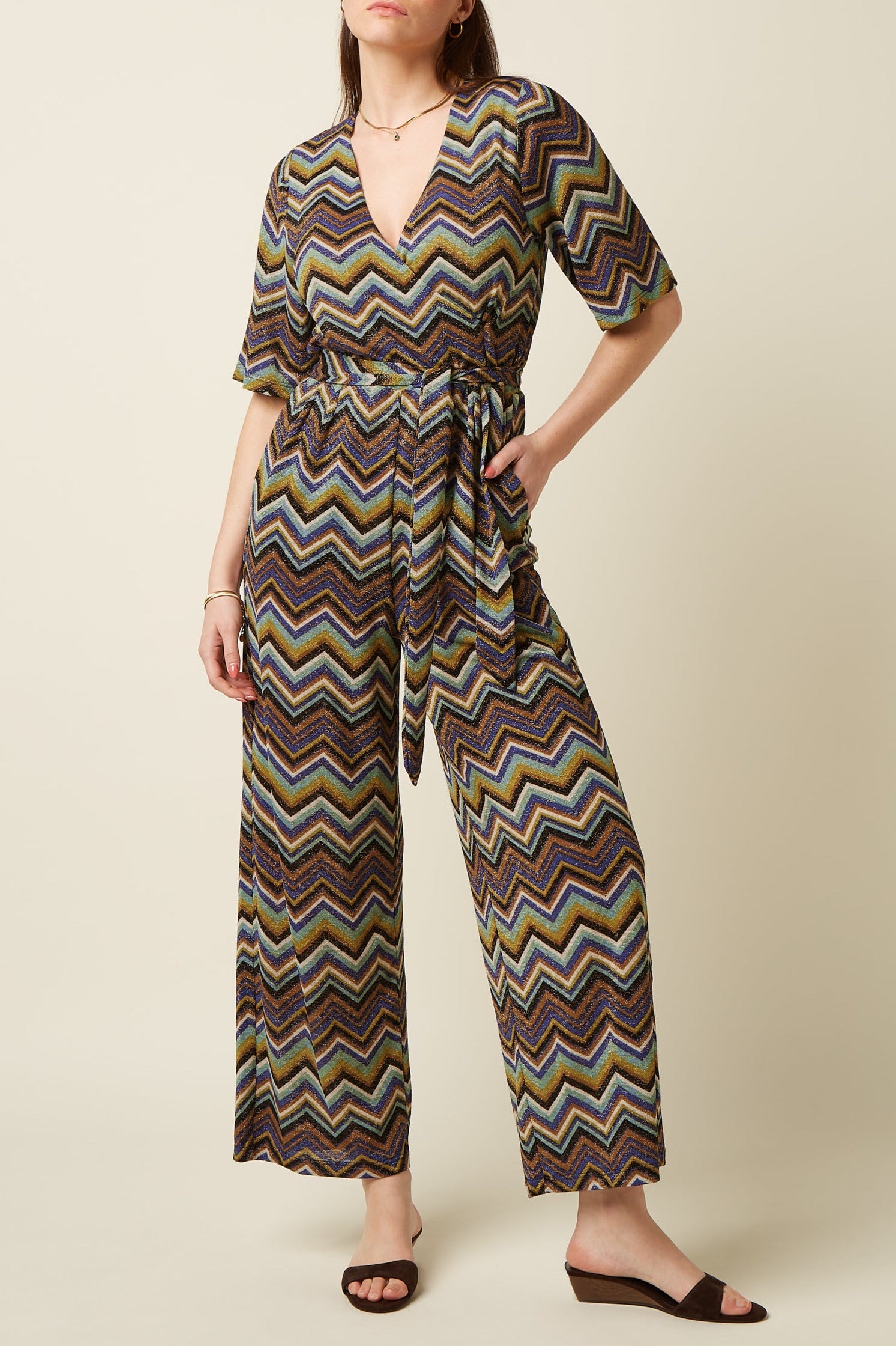 Zita Jumpsuit Shio - Strong Blue