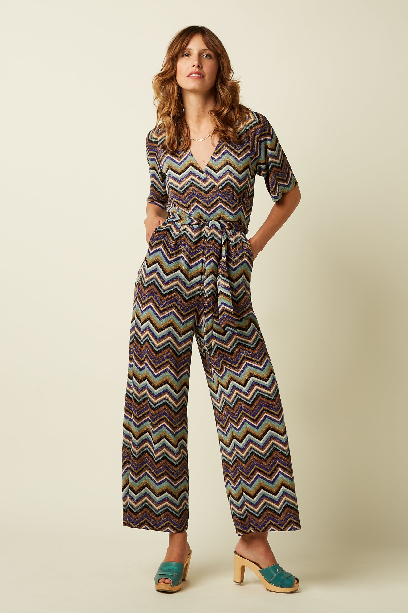 Zita Jumpsuit Shio - Strong Blue – King Louie