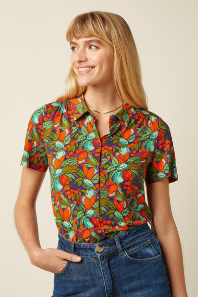 Maisie Blouse Puerto - Strong Blue – King Louie