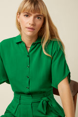 Shay Blouse Atomic - Very Green
