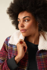 Arizona Jacket Banda Check - Horizon Blue