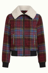 Arizona Jacket Banda Check - Horizon Blue