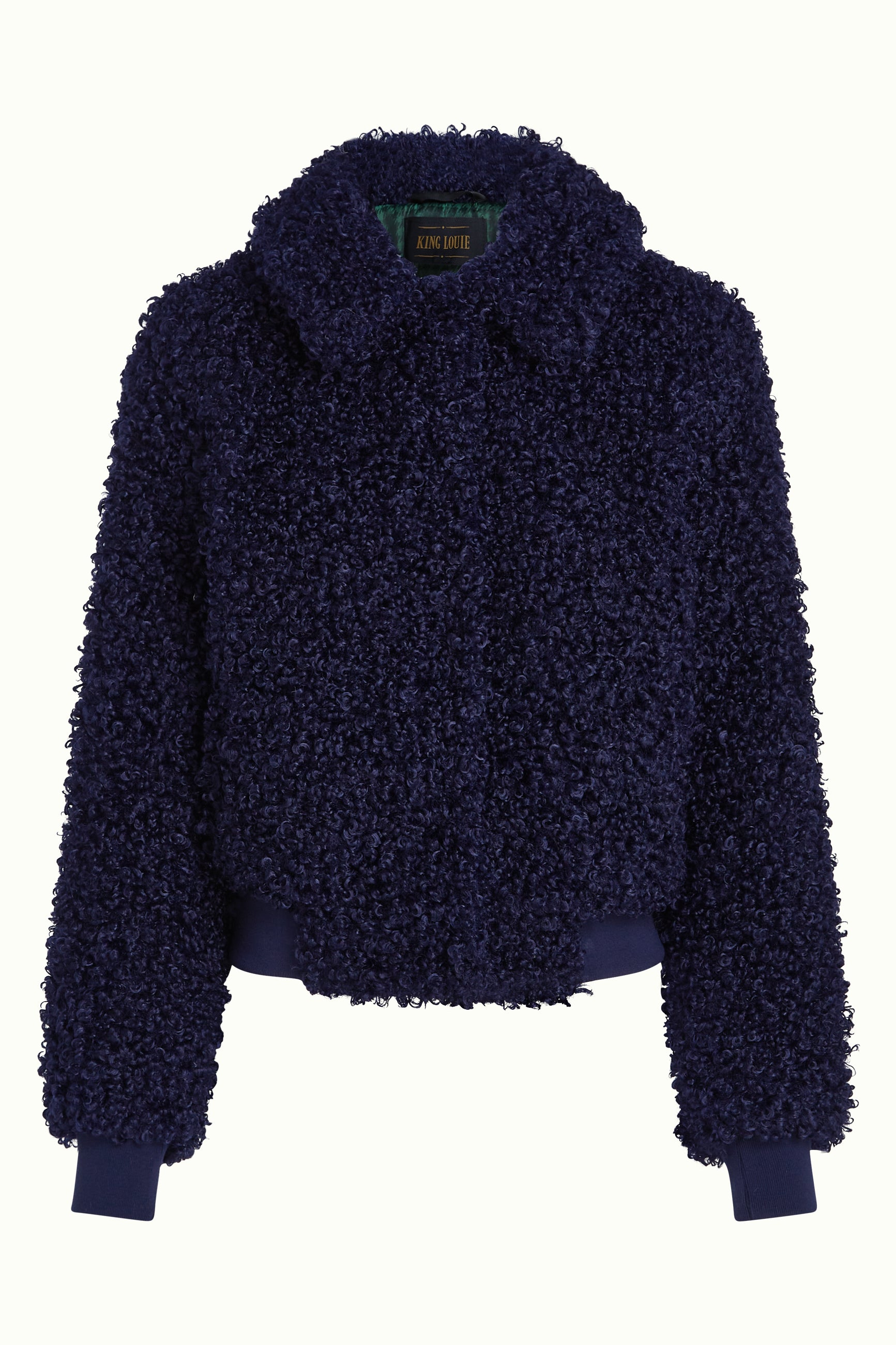 Isa Jacket Basil Fur - Evening Blue