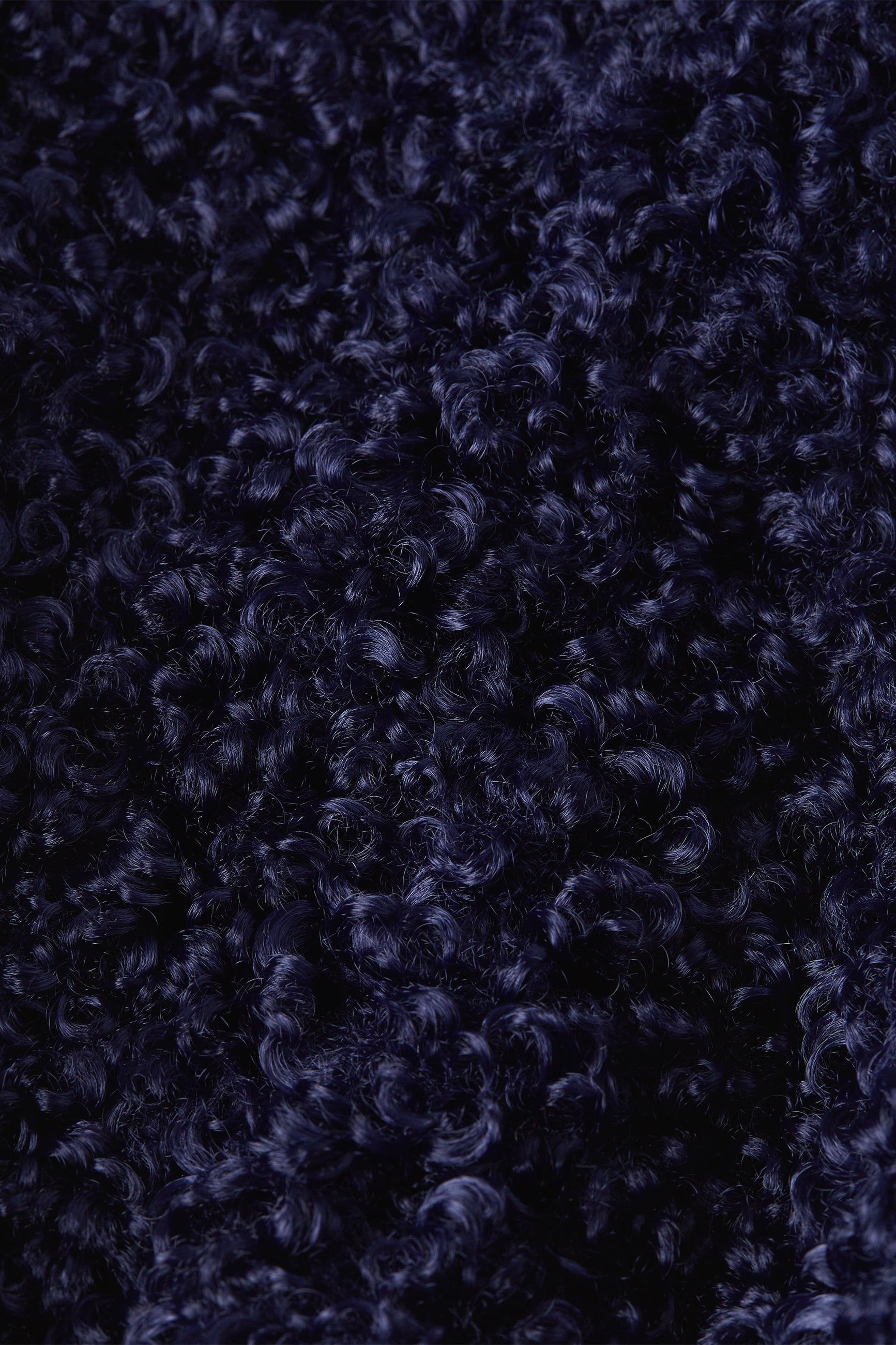 Isa Jacket Basil Fur - Evening Blue