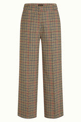 Federica Pants Basso Check - Marzipan