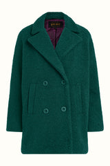 Amelie Coat Dexter Teddy - Dragonfly Green