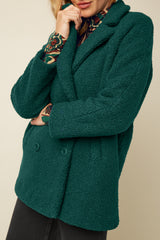Amelie Coat Dexter Teddy - Dragonfly Green
