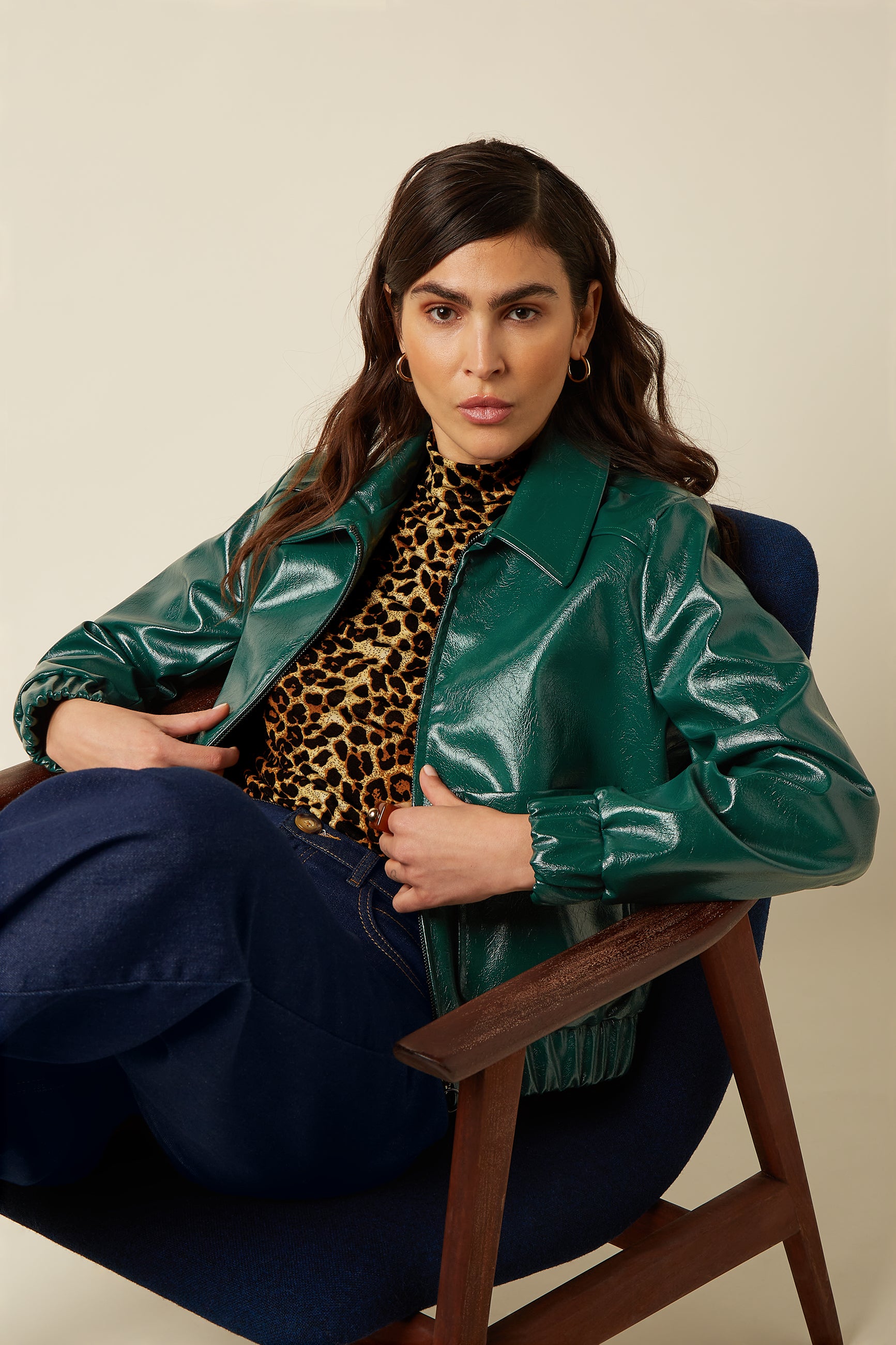 Isla Jacket Glitz - Botanical Green