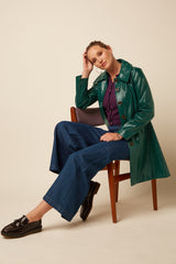 Anais Coat Glitz - Botanical Green