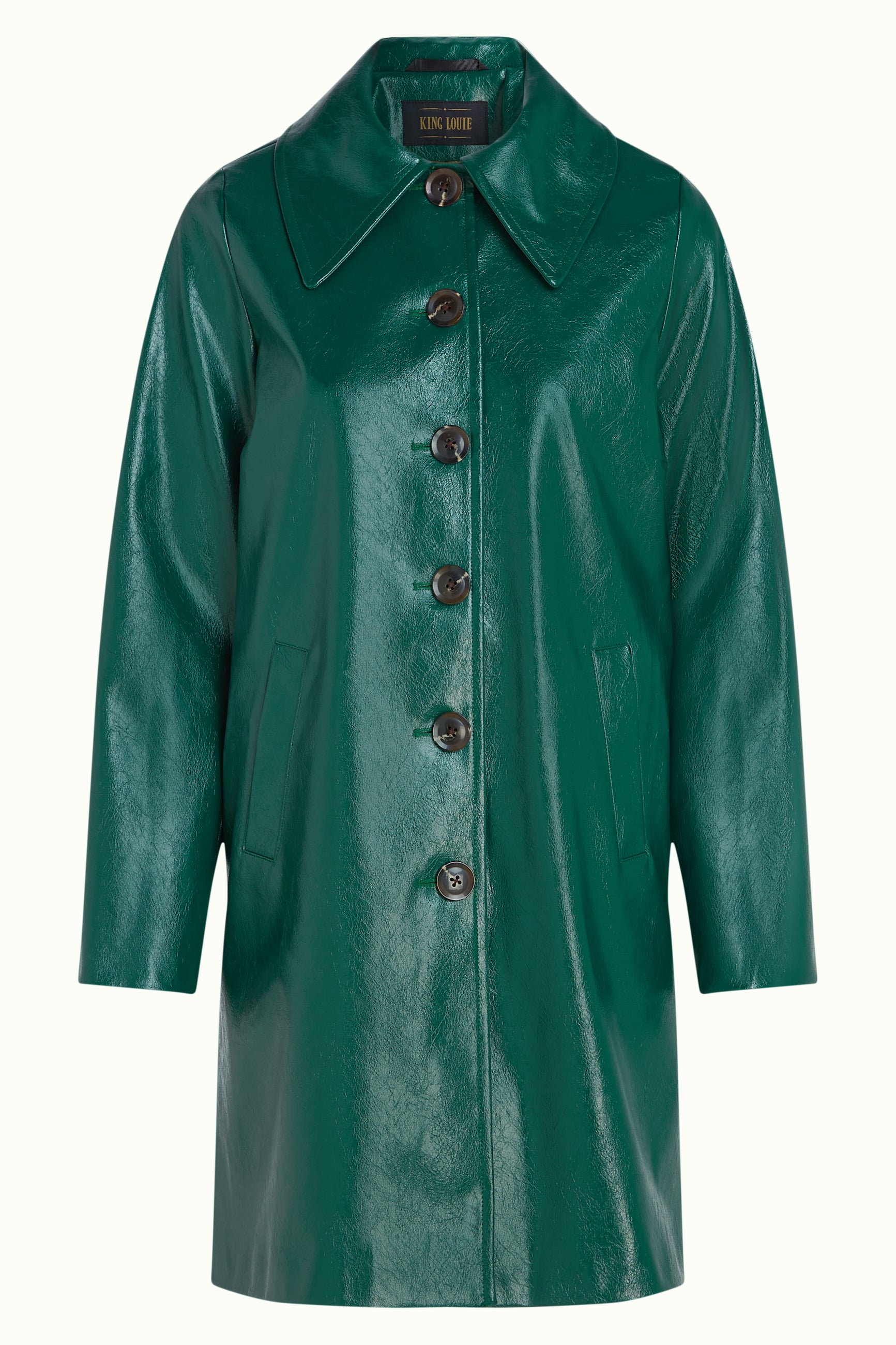 Anais Coat Glitz - Botanical Green