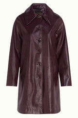 Anais Coat Glitz - Porto Red