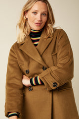 Arina Coat Miles - Golden Brown