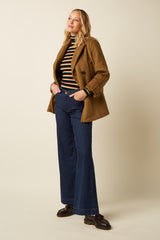 Arina Coat Miles - Golden Brown