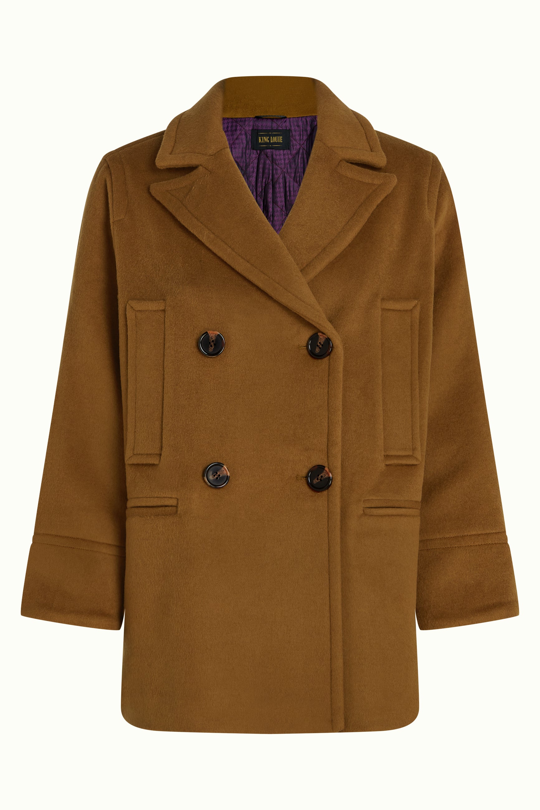 Arina Coat Miles - Golden Brown