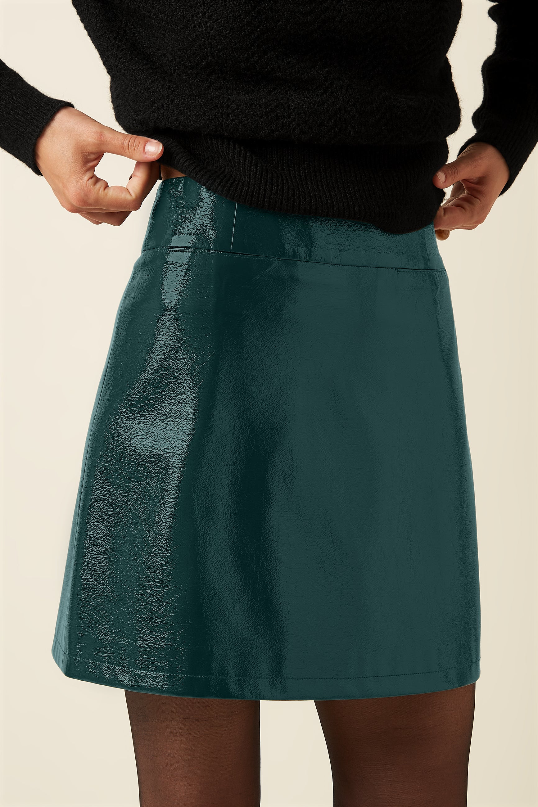 Olivia Skirt Shine - Alpine Green