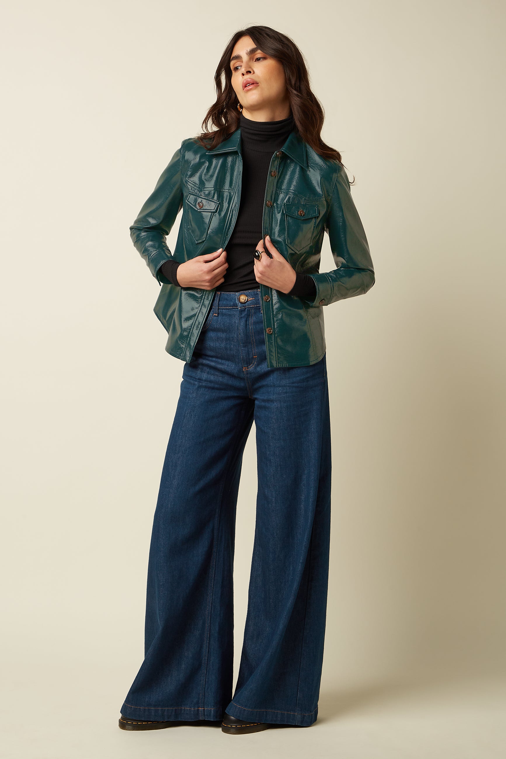 Reilly Jacket Shine - Alpine Green