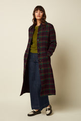 Arabella Coat Vera Check - Porto Red