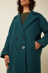 Amelie Coat Long Kennedy - Urban Green